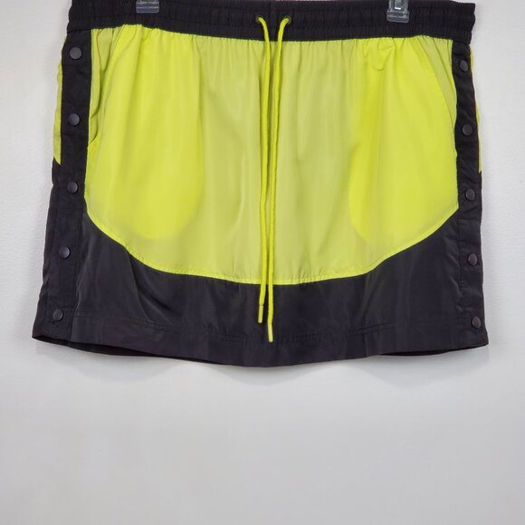 MTA Sport Black Neon Yellow Activewear Pull-On Skort With Pockets Size 2X - Picture 3 of 13